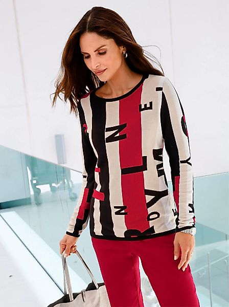 Inspirationen Strickpullover "Jacquard-Pullover" günstig online kaufen