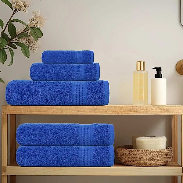 vidaXL Badetücher 8-tlg. Handtuch-Set Blau 360 günstig online kaufen