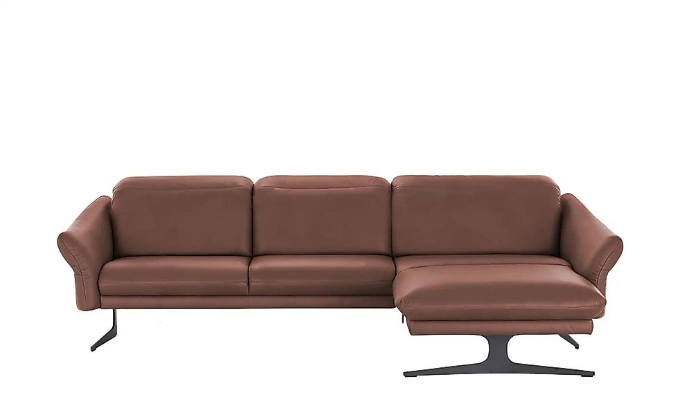 himolla Ecksofa Leder 1059 ¦ rot ¦ Maße (cm): B: 284 H: 83 T: 179.0 Polster günstig online kaufen