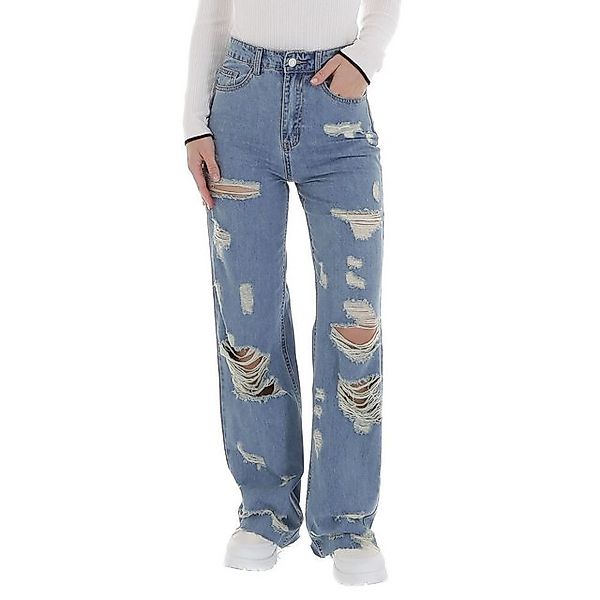 Ital-Design Destroyed-Jeans Damen Freizeit (87217137) Destroyed-Look günstig online kaufen