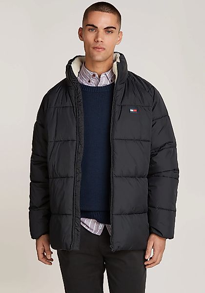 Tommy Jeans Steppjacke "TJM POLY PUFFER EXT" ohne Kapuze Winterjacke mit St günstig online kaufen