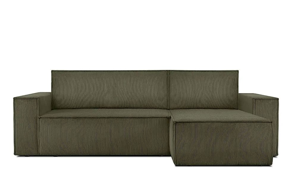KONSIMO Ecksofa  Napi ¦ grün ¦ Maße (cm): B: 262 H: 89 Polstermöbel > Sofas günstig online kaufen