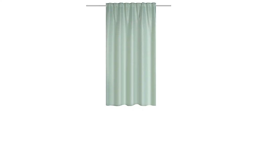 HOMEbasics Verdunklungsschal   ¦ grün ¦ Maße (cm): B: 135 H: 160 Gardinen & günstig online kaufen