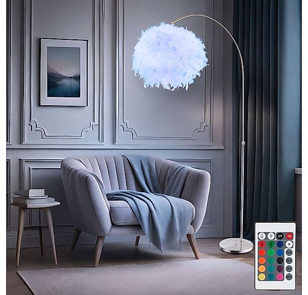 GLOBO LIGHTING LED Stehlampe, Leuchtmittel inklusive, Warmweiß, Farbwechsel günstig online kaufen