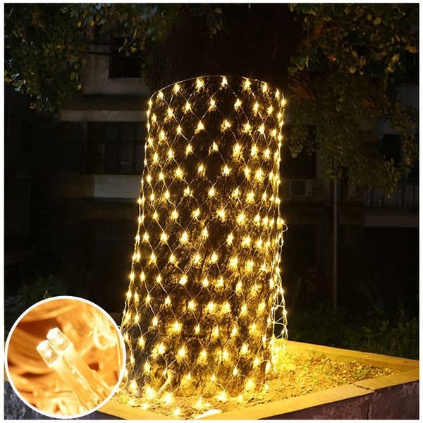 MUPOO LED-Lichternetz 8 Modi LED-Lichtnetz,LED-Lichterkette,LED Dekolicht günstig online kaufen
