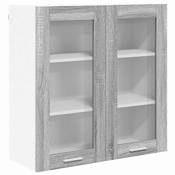 vidaXL Hängeschrank Riga Graues Sonoma 80 x 31 x 80 cm Holzwerkstoff 884327 günstig online kaufen