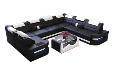 Sofa Dreams Wohnlandschaft Ledersofa Como U günstig online kaufen