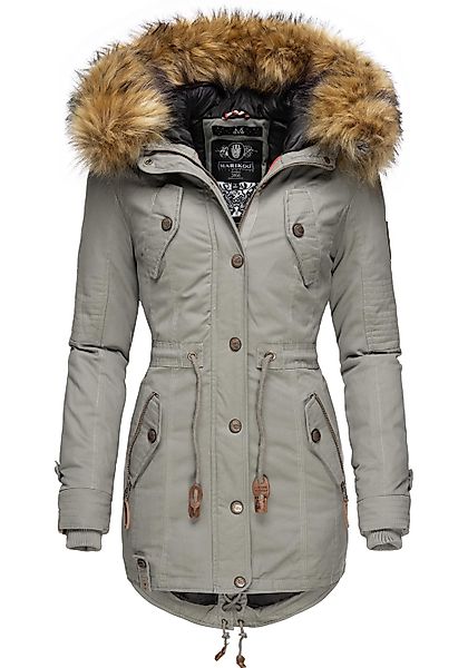 Marikoo Wintermantel "La Viva Prc", stylischer Winterparka mit abnehmbarem günstig online kaufen