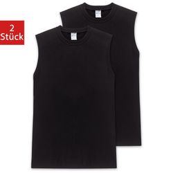 Schiesser Achselhemd "Essentials" 2er Pack, ärmellos, Doppelpack, Rundhalsa günstig online kaufen