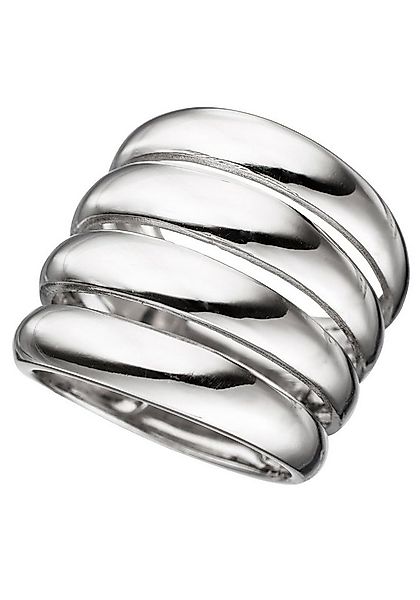 JOBO Silberring Breiter Mehrfach-Ring, 925 Silber rhodiniert günstig online kaufen