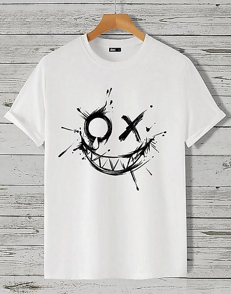RMK T-Shirt RMK T-Shirt Herren Shirt Rundhals Vintage Smile Smiley aus 100% günstig online kaufen