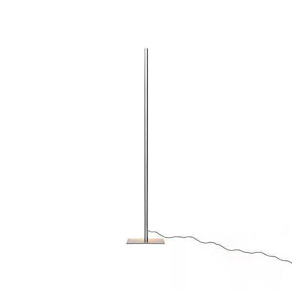 LED-Stehleuchte Lineal, Höhe 180 cm, nickel matt günstig online kaufen