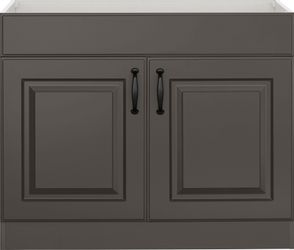 wiho Küchen Spülenschrank "Erla" 100 cm breit mit Kassettenfront, ohne Arbe günstig online kaufen