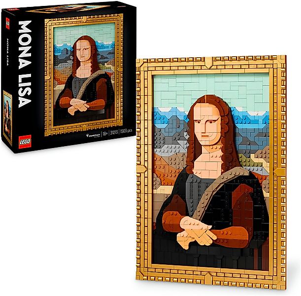 LEGO® Mona Lisa (31213), LEGO ART Konstruktionsspielsteine, (1503 St), Made günstig online kaufen