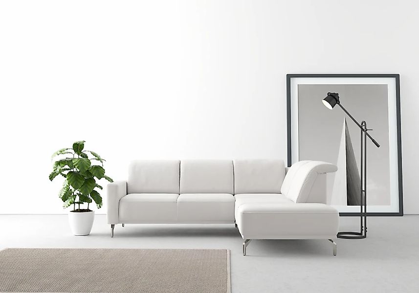 sit&more "Bailando L-Form" wahlweise mit Kopfteilverstellung und Vorziehsit günstig online kaufen