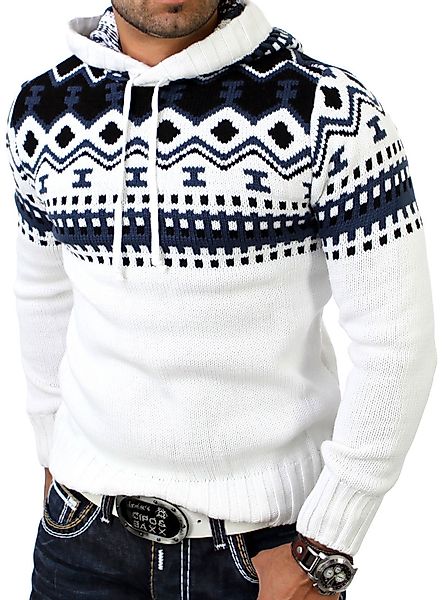Reslad Strickpullover Reslad Herren Grobstrick Pullover günstig online kaufen