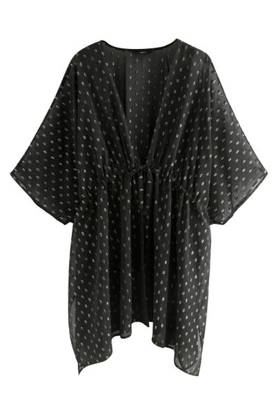 Next Strandkleid Überwurf mit Bindedetail (1-tlg) günstig online kaufen