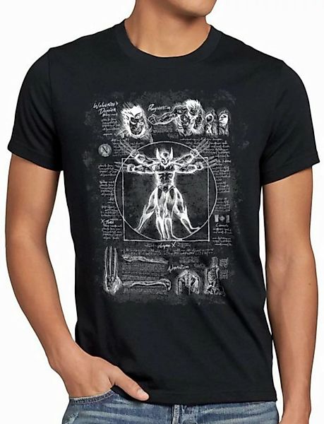 style3 T-Shirt Vitruvianischer Wolverine logan comic kino mutant klingen x- günstig online kaufen