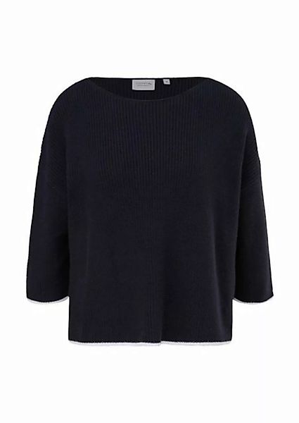 comma casual identity Sweatshirt Strickpullover, BLUE günstig online kaufen