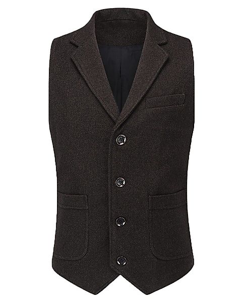 Allthemen Anzugweste Herren Weste mit Reverskragen günstig online kaufen