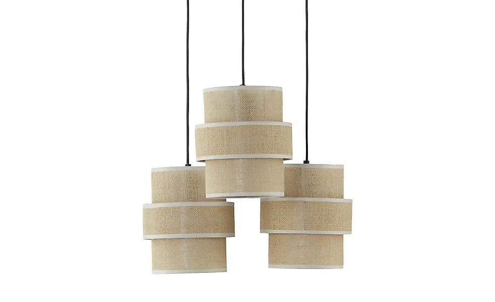 Pendelleuchte  Calisto ¦ beige ¦ Maße (cm): H: 145  Ø: 45 Lampen & Leuchten günstig online kaufen