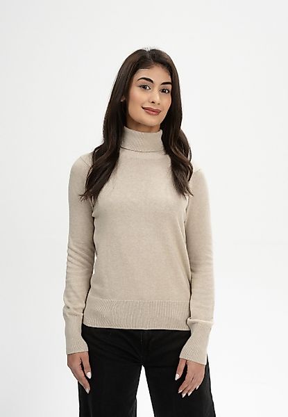 MELA Rollkragenpullover Damen Feinstrick Rollkragenpullover MAYURA günstig online kaufen