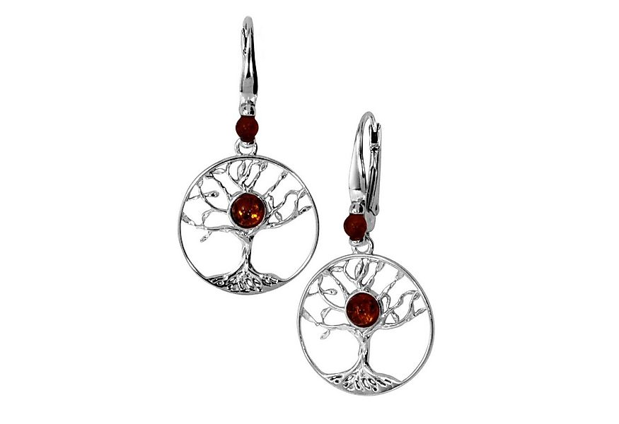 OSTSEE-SCHMUCK Paar Ohrhänger Ostsee-Schmuck Ohrhänger Lebensbaum Ohrhänger günstig online kaufen