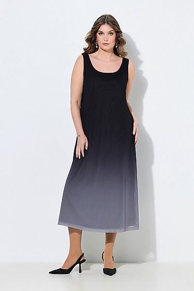 MIAMODA Jerseykleid Kleid ärmellose A-Linie Mesh Farbverlauf günstig online kaufen