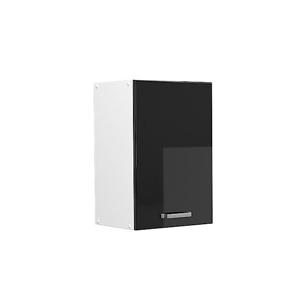 Vicco Hängeschrank R-Line, Schwarz Hochglanz/Weiß, 40 günstig online kaufen