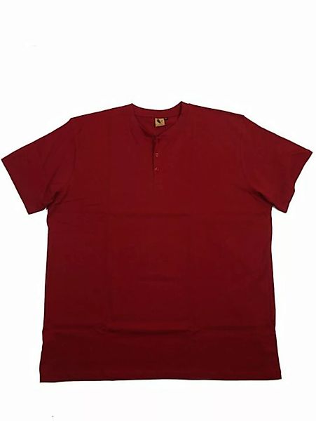 ABRAXAS T-Shirt Kurzarm T-Shirt mit Knopfleiste von Abraxas, bordeaux günstig online kaufen