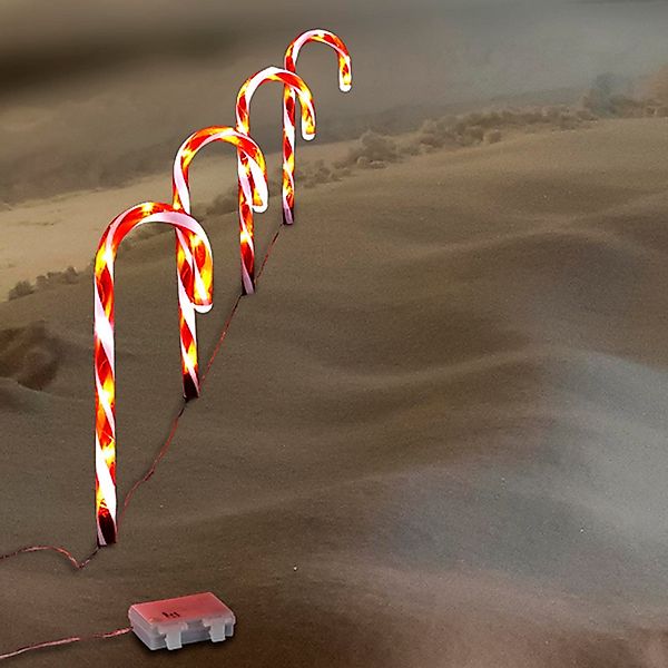 HAC24 LED-Lichterkette LED Zuckerstange Weihnachtsdeko Leuchtstab günstig online kaufen