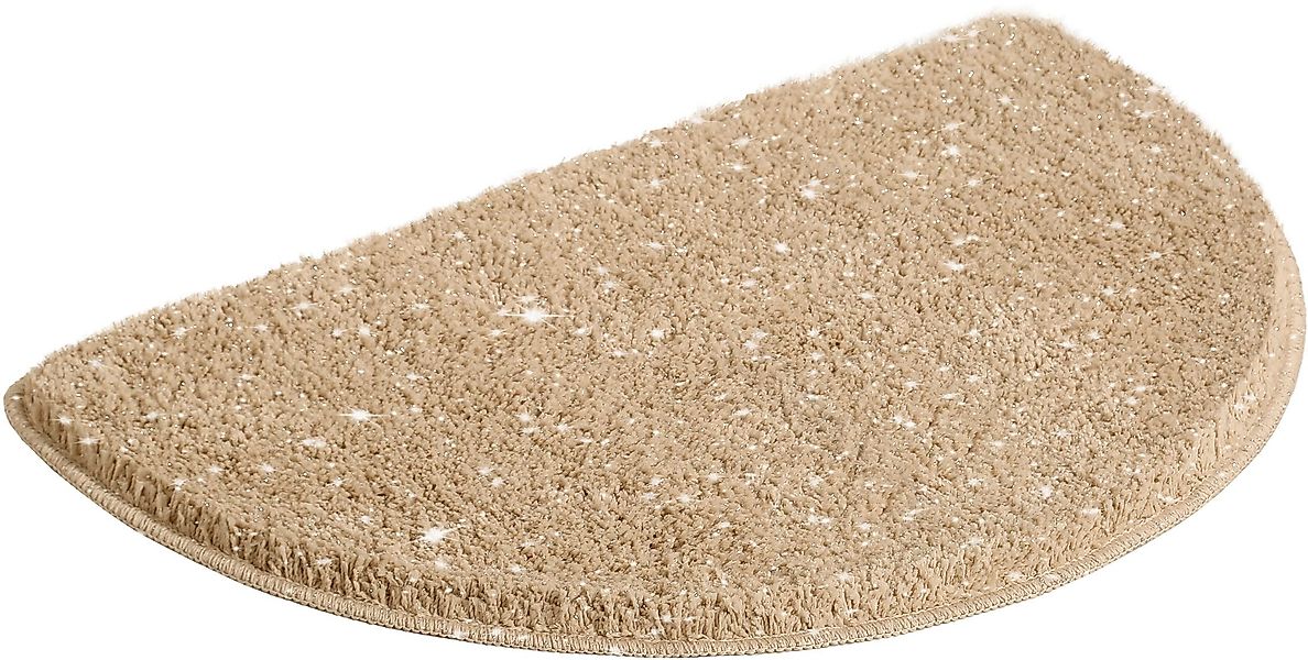 my home Badematte "Glitzer, Badvorleger, Badezimmer Teppich" Höhe 30 mm rut günstig online kaufen
