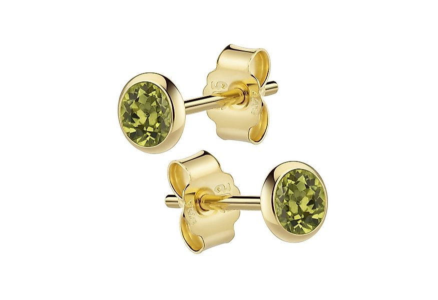 Vivance Paar Ohrstecker 585/- Gelbgold Peridot günstig online kaufen