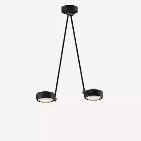 Occhio Sento Soffitto Due 60 Up D Deckenleuchte LED 2-flammig, Kopf schwarz günstig online kaufen