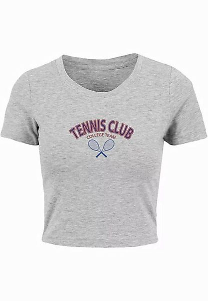 Merchcode T-Shirt Merchcode Damen Ladies College Club Cropped Tee (1-tlg) günstig online kaufen