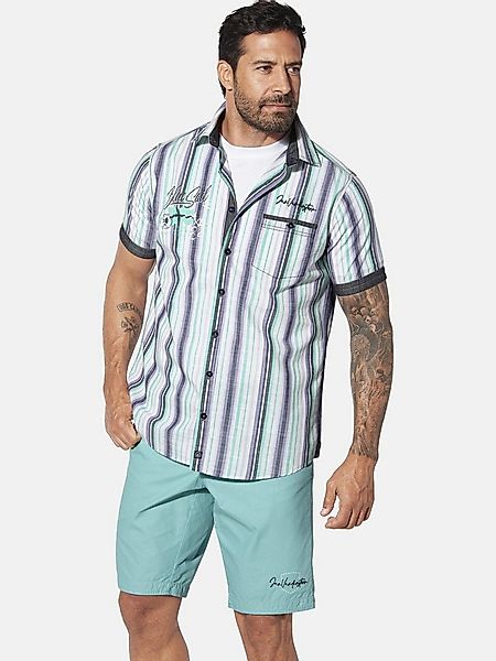 Jan Vanderstorm Kurzarmhemd SVENHART in Leinenoptik günstig online kaufen