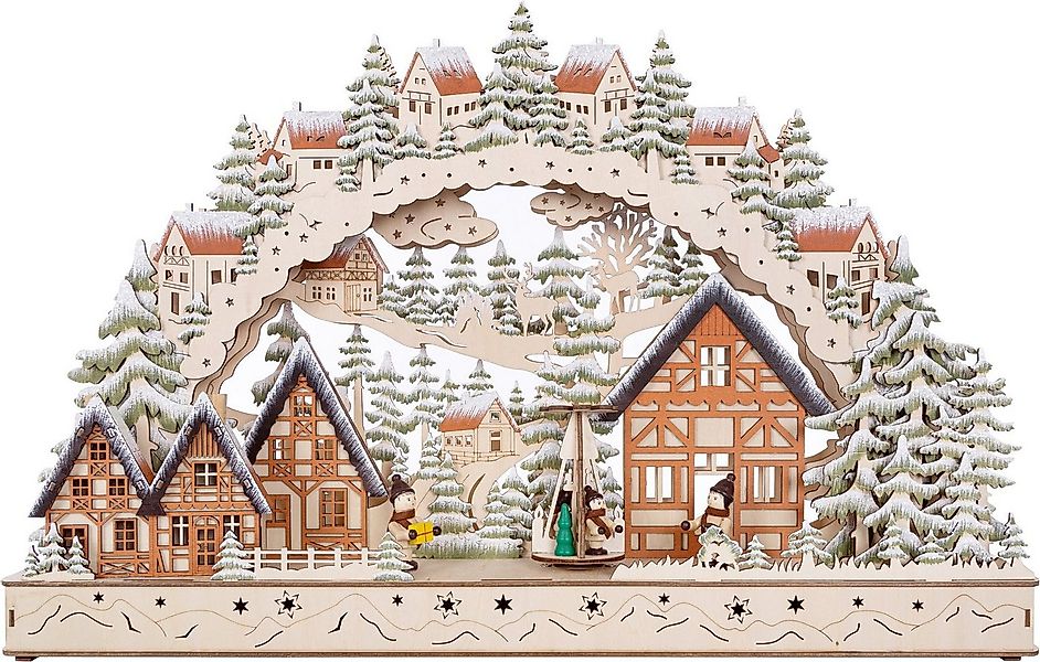 Myflair Möbel & Accessoires LED Schwibbogen Weihnachtsdeko (1-tlg), aus Hol günstig online kaufen