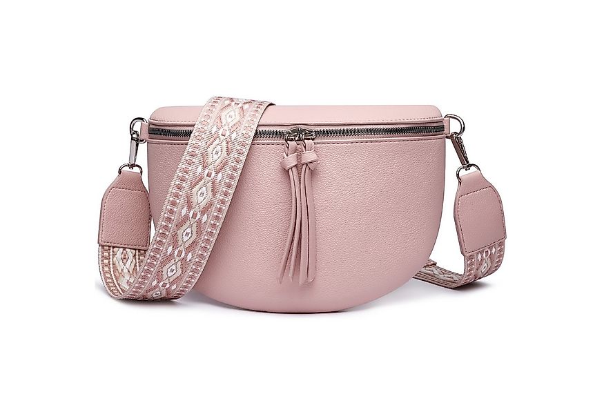 Fomax Bauchtasche aus Kunstleder, Damen Umhängetasche, mit Schulterriemen günstig online kaufen