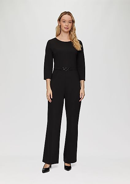 s.Oliver BLACK LABEL Overall Fließender Jersey-Jumpsuit günstig online kaufen