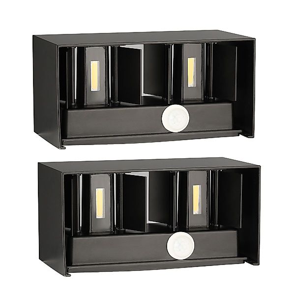 LETGOSPT Wandleuchte 12W Quader LED Wandlampe günstig online kaufen