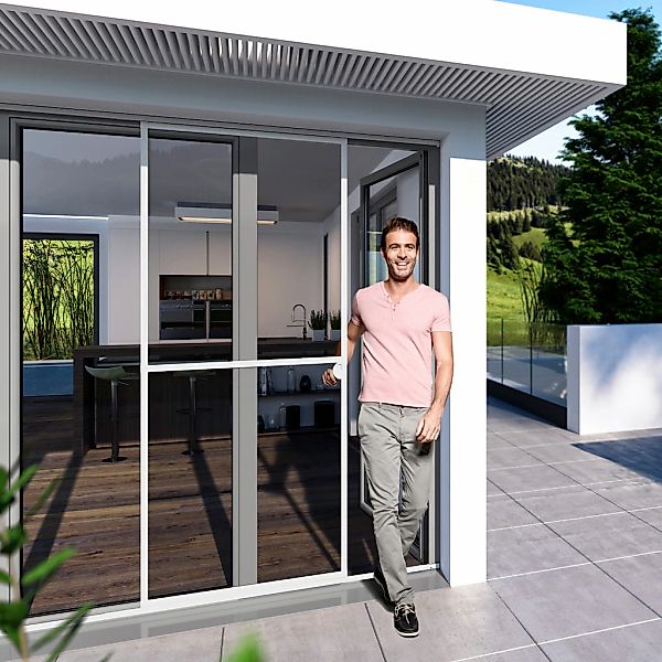 Windhager Insektenschutz-Schiebetür "EXPERT" BxH: 120x240 cm günstig online kaufen