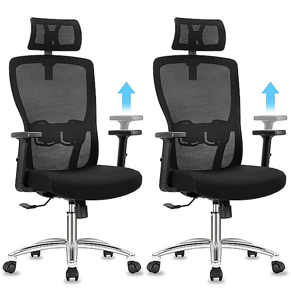 Durrafy Bürostuhl Ergonomischer Stuhl Drehstuhl Schreibtischstuhl günstig online kaufen