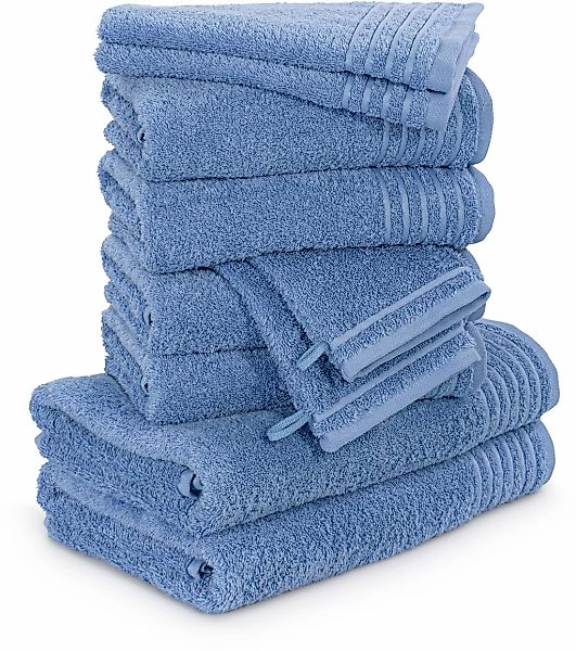 Möve Handtuch Set "New Classic" 10 Stk. Walkfrottier Waschhandschuhen, Gäst günstig online kaufen