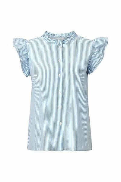 Rich & Royal Blusenshirt stripe blouse with ruffle organic günstig online kaufen