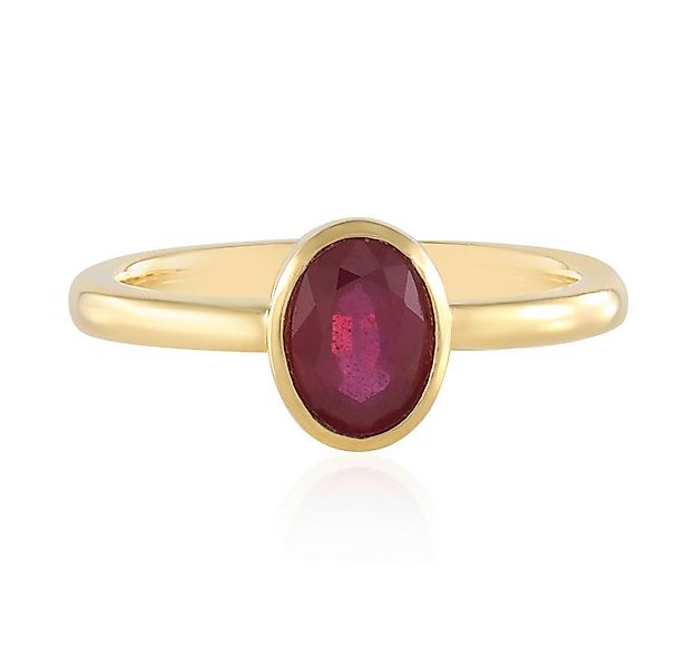 Cavill Solitärring Cavill Ring 0,89 ct Rubin, vergoldetes 925er Sterlingsil günstig online kaufen