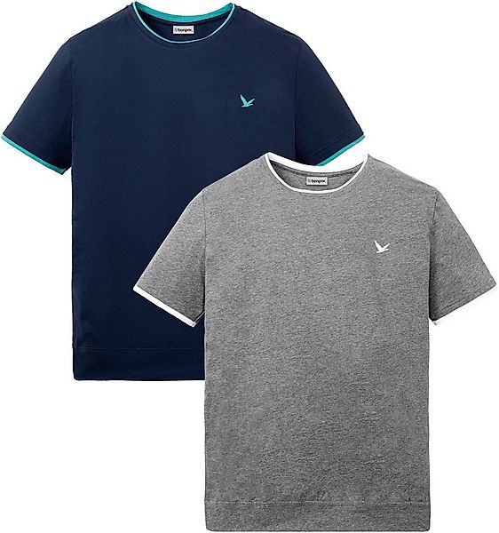 bonprix T-Shirt (Packung, 2-tlg., 2) regular fit Passform, Kurzarm, für den günstig online kaufen