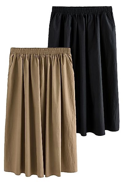 The Set Midirock The Set Midiröcke aus Taft, 2er-Pack (2-tlg) günstig online kaufen