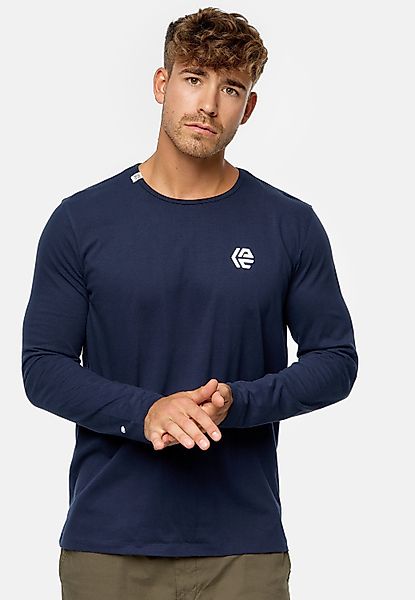 Indicode Langarmshirt INTrense 100% Baumwolle günstig online kaufen