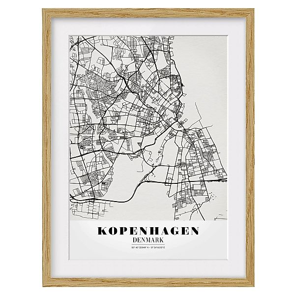 home24 Bild Stadtplan Kopenhagen IV günstig online kaufen