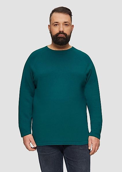 s.Oliver Longpullover Strickpullover Feinstrickpullover mit Raglanärmeln günstig online kaufen
